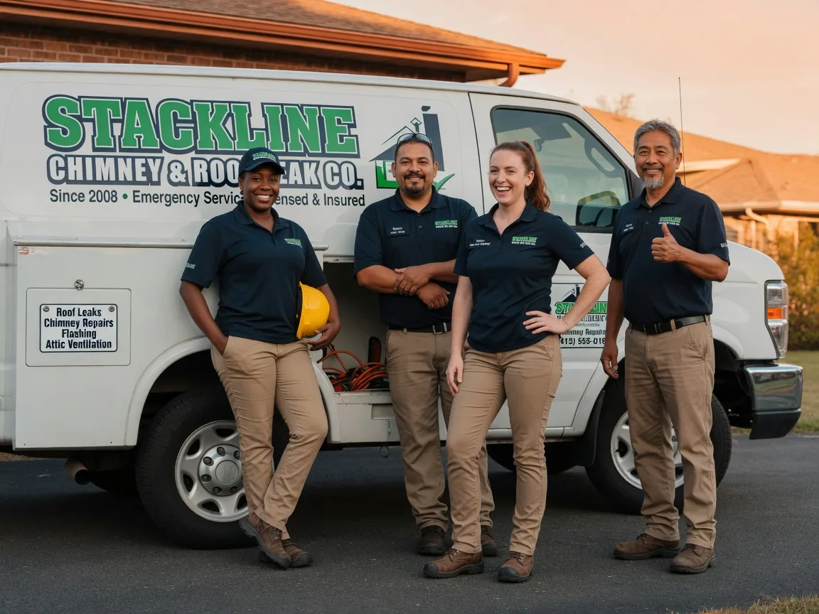 Chimney flashing repair company in Chapin, IL